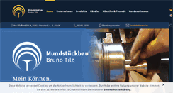 Desktop Screenshot of mundstueckbau-tilz.de